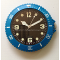 Horloge murale imprimée en plastique promotionnelle